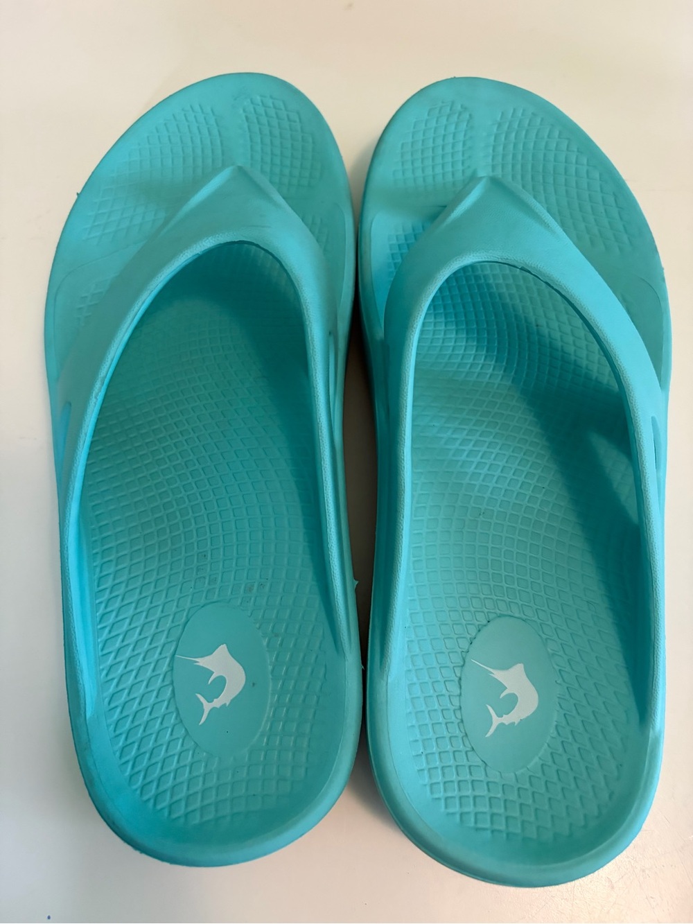 Reel Legends Women’s Aqua Blue Sandals Flip Flops Size 8 - Picture 3 of 6